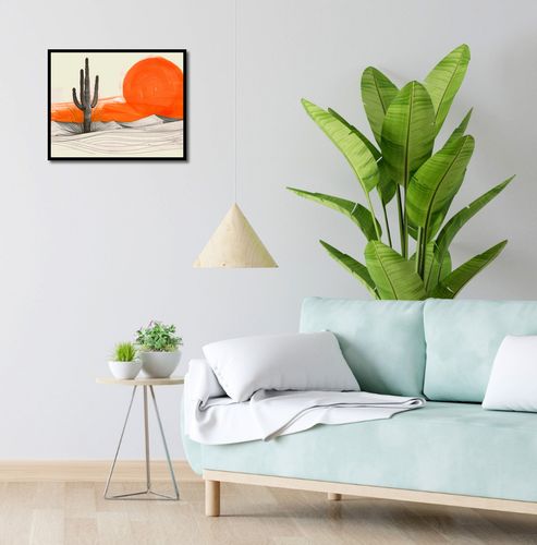 Plakat 50x40cm Kaktus Saguaro na Arena.pl