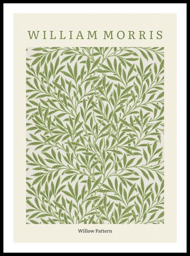 Plakat 50x70cm Design Willow Pattern, Morris Vintage do Salonu na Arena.pl