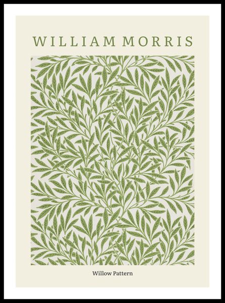 Plakat 50x70cm Design Willow Pattern, Morris Vintage do Salonu zdjęcie 3