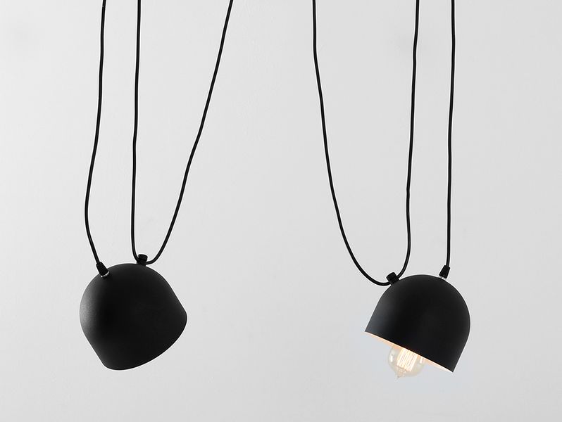 Lampa wisząca POPO 2 – czarny zdjęcie 2
