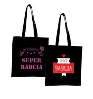 Eko Torba z nadrukiem PREZENT dla babci SUPER