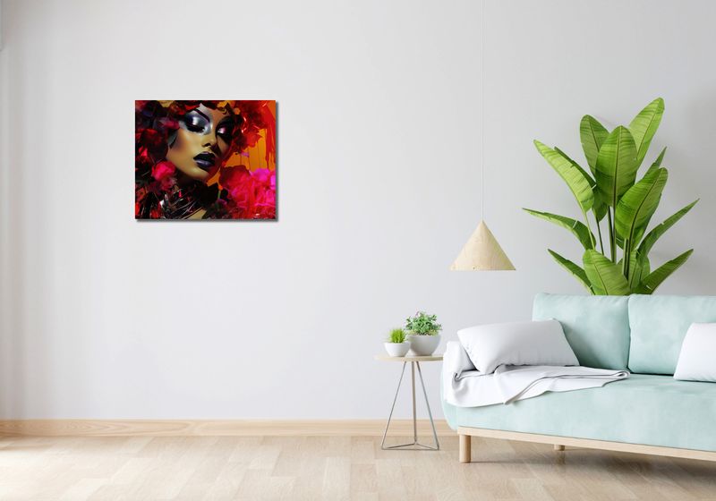 Obraz 60x50cm Kwiecista Diva zdjęcie 2