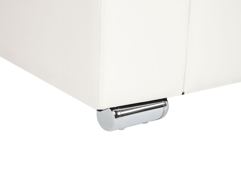 Fotel skórzany biały HELSINKI zdjęcie 6