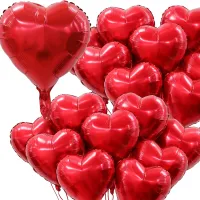 25x balon foliowy serce serduszko na hel zestaw balonów zaręczyny ślub 25