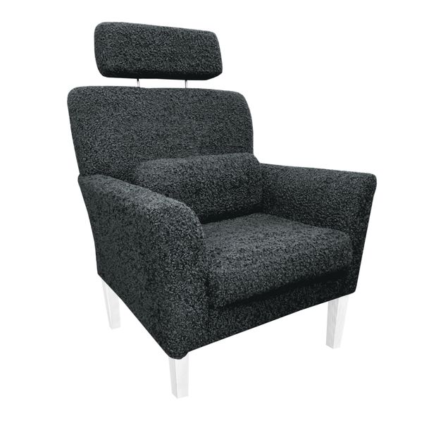 Fotel DENVER nogi białe Rolf7 zdjęcie 1