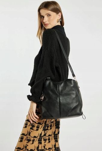 Torebka Damska KLASYCZNA SHOPPER MONNARI NA RAMIĘ Aktówka Czarna Premium na Arena.pl