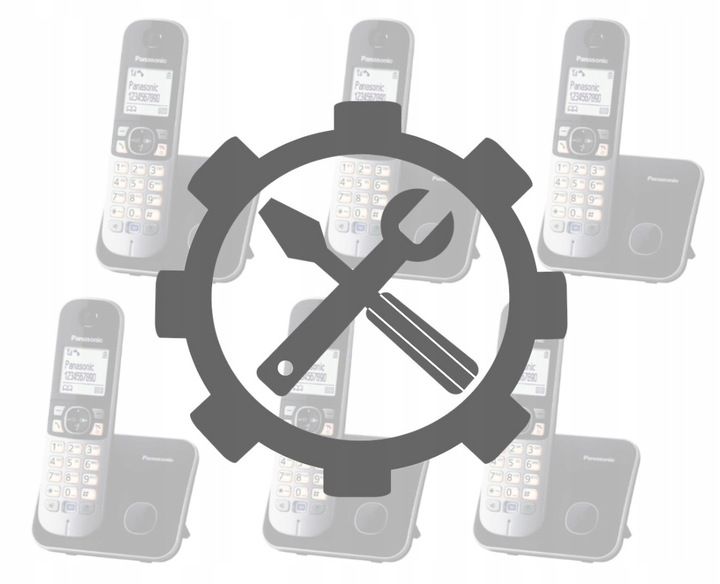 PANASONIC KX TGK 210 TELEFON DECT 5 SŁUCHAWEK zdjęcie 2