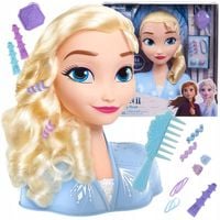 DISNEY GŁOWA DO STYLIZACJI CZESANIA ELZA 20 CM KRAINA LODU +AKC. FROZEN II