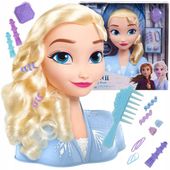 DISNEY GŁOWA DO STYLIZACJI CZESANIA ELZA 20 CM KRAINA LODU +AKC. FROZEN II