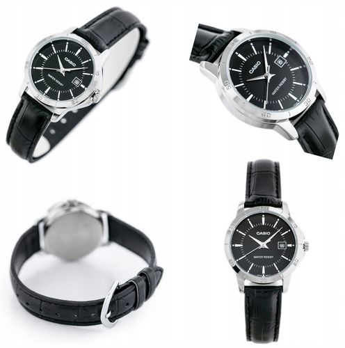 ZEGAREK DAMSKI CASIO TIARA klasyczny na pasku datownik + BOX + GRAWER na Arena.pl