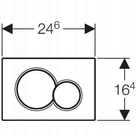 Geberit Sigma01 przycisk 115.770.DW.5 zdjęcie 2