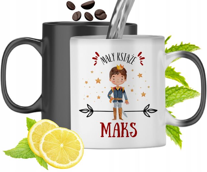 Dla Maksa Kubek Magiczny Syna Dziecka Prezent Z Nadrukiem Ze Zdjęciem zdjęcie 1