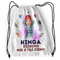 Plecak Sportowy Szkolny Dla Kingi Córki Dziecka Z Nadrukiem Ze Zdjęciem