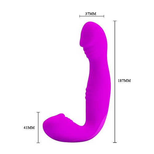 Wibrator Penis Strap-Less Strap-On Dildo Pretty Love Angelo na Arena.pl