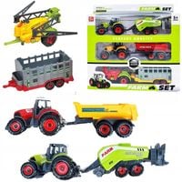 TRAKTOR Z MASZYNAMI ROLNICZYMI PRASA OPRYSKIWACZ