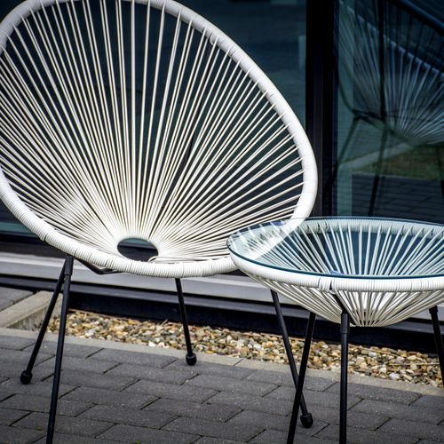 stolik ogrodowy acapulco kremowy na Arena.pl