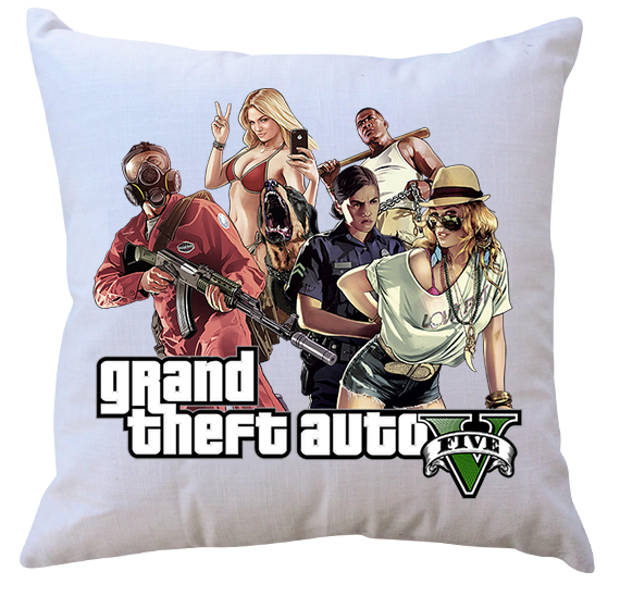 Poduszka z wkładem GTA Grand Thief Auto zdjęcie 1