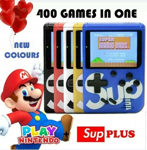 Przenośna GRA MINI KONSOLA DO GIER SUP Game Box 400 GIER Mix Kolorów na Arena.pl