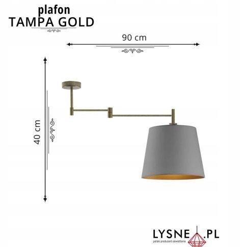 Plafon TAMPA GOLD na Arena.pl