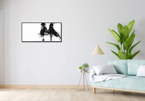Plakat 91,3x44,5cm Atramentowy Przerys na Arena.pl