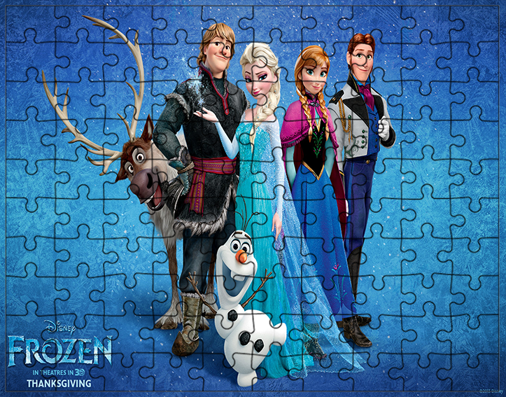 Puzzle Kraina Lodu zdjęcie 1