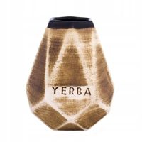 Matero diament ceramiczne 350ml yerba mate brązowe