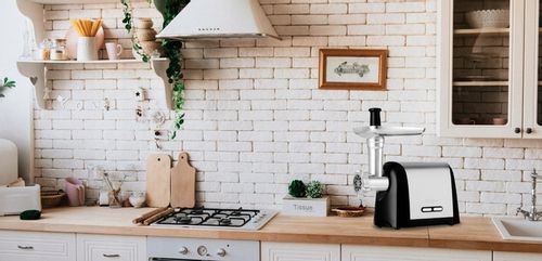 Maszynka do mielenia mięsa ZEEGMA szatkownica nadziewarka kiełbasy 3 sita na Arena.pl