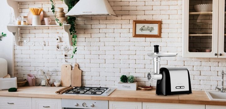 Maszynka do mielenia mięsa ZEEGMA szatkownica nadziewarka kiełbasy 3 sita zdjęcie 5