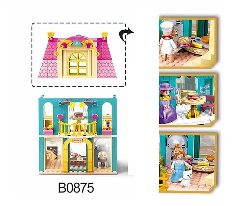 KLOCKI SLUBAN GD Willa domek Pizza 287 kompatybilne z LEGO na Arena.pl