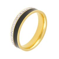 Obrączka z soczewką i cyrkoniami roz.10 śr.20mm