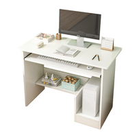 BIURKO BIAŁE MŁODZIEŻOWE Z SZUFLADĄ PÓŁKAMI KOMPUTEROWE NOWOCZESNE STOLIK