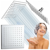 Deszczownica kwadratowa chromowana