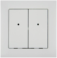 iNELS RF Control – 4-kanałowy bezprzewodowy łącznik, komplet biały z serii BASE - RFWB-40/G