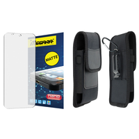 szkło hybrydowe do hammer iron v - 6.5" matowe + etui futerał na pasek