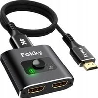 PRZEŁĄCZNIK HDMI ROZGAŁĘŹNIK SPLITTER 4K 60Hz ROZDZIELACZ FOKKY