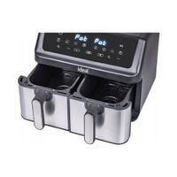 FRYTKOWNICA BEZTŁUSZCZOWA AIR FRYER IDEAL PODWÓJNA 9L DWUKOMOROWA+SUSZARKA