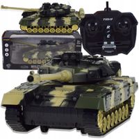 DUŻY CZOŁG ZDALNIE PILOTEM RC OBROTOWA WIEŻA ZABAWA INTERAKTYWNA