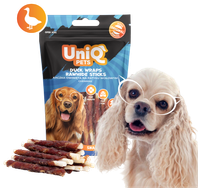 Przysmaki dla psa kaczka owinięta na wołowinie WOOFERS 250g UNIQ PETS