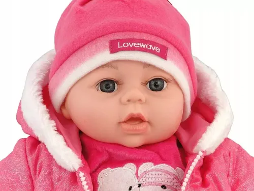 LALKA JAK ŻYWA BOBAS 45cm MÓWI butelka smoczek NEW na Arena.pl