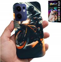 ETUI DO OPPO FIND X5 LITE - MOTOCYKLISTA MOTOR FAN MOTOCYKL + SZKŁO