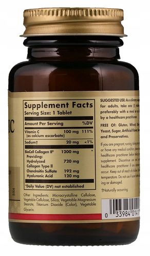 SOLGAR Collagen Hyaluronic Acid Complex 30t KOLAGEN KWAS HIALURONOWY WIT C na Arena.pl