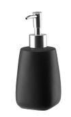 Dozownik ceramiczny do mydła PASTELLO czarny matowy 400 ml