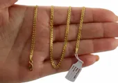 Złoty Łańcuszek Damski Monaliza Diamentowany 3,00 mm pr 585 Grawer Gratis