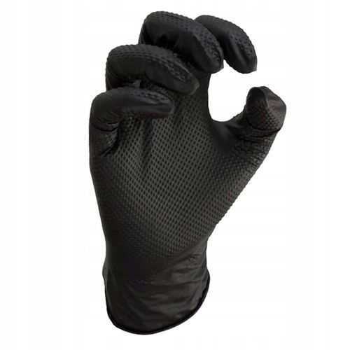 Rękawice Nitrylowe Mercator GOGRIP BLACK Czarne a50 L na Arena.pl