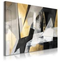 Obraz Do Salonu Abstrakcja Beton Wzory Geometryczne Glamour 120cm x 80cm