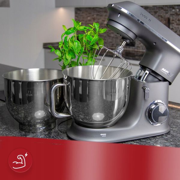 Robot planetarny kuchenny 2 misy w zestawie MPM MRK-20 2600 W zdjęcie 9