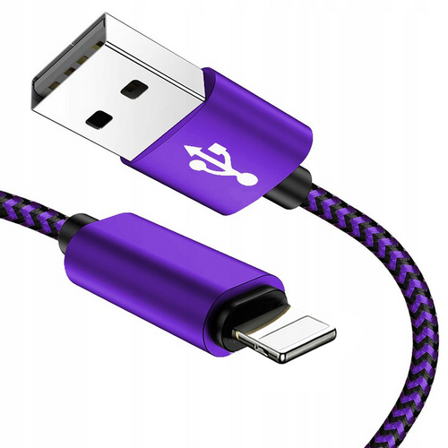 LIGHTNING IPHONE KABEL NYLONOWY USB 1M na Arena.pl