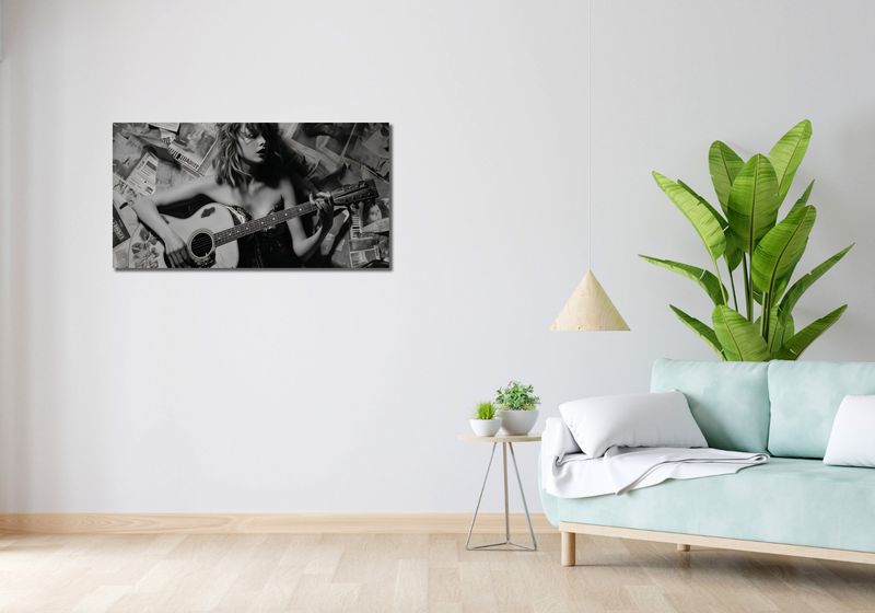 Obraz 100x50cm Młoda Gitarzystka zdjęcie 2