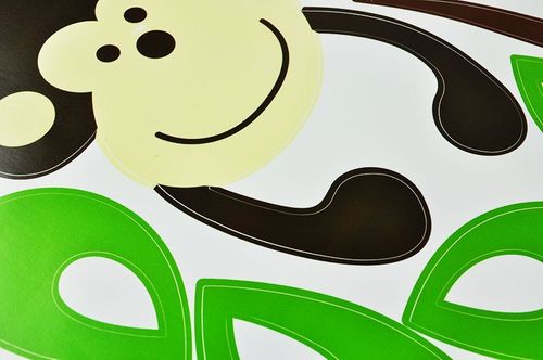 Naklejki ścienne - małpki iko na Arena.pl