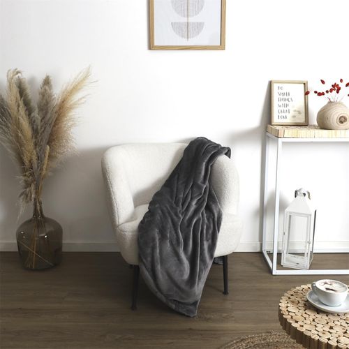 Pled/ koc z kieszenią na stopy szary na Arena.pl